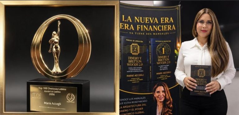 Marie Accogli, nominada «Mujer del año», eminencia en Sistemas Monetarios Mundiales, recibe tres Estrellas de Oro en el Senado de la República Mexicana