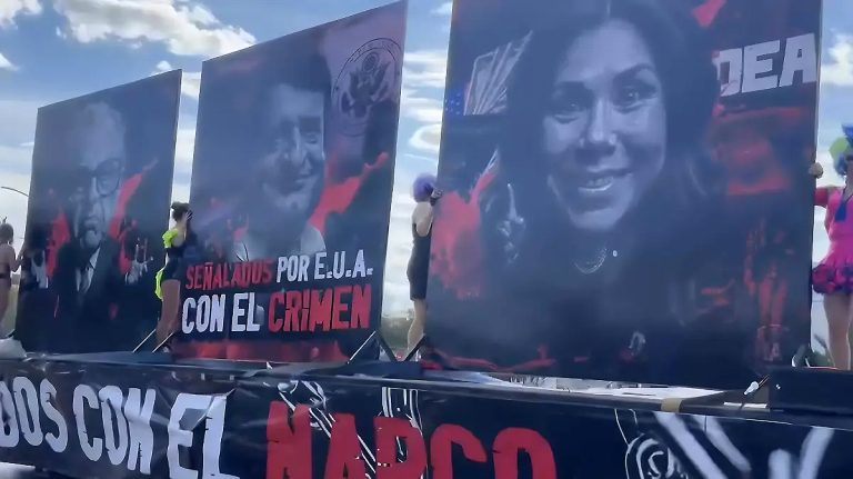 Caravana contra narco-políticos de la 4T recorrió, Ciudad Juárez