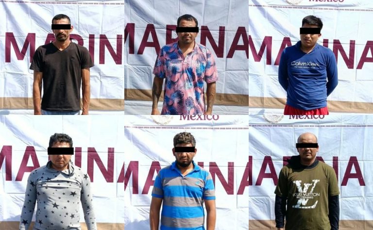 Marina asegura 1.2 toneladas de cocaína y detiene a seis en costas Oaxaca