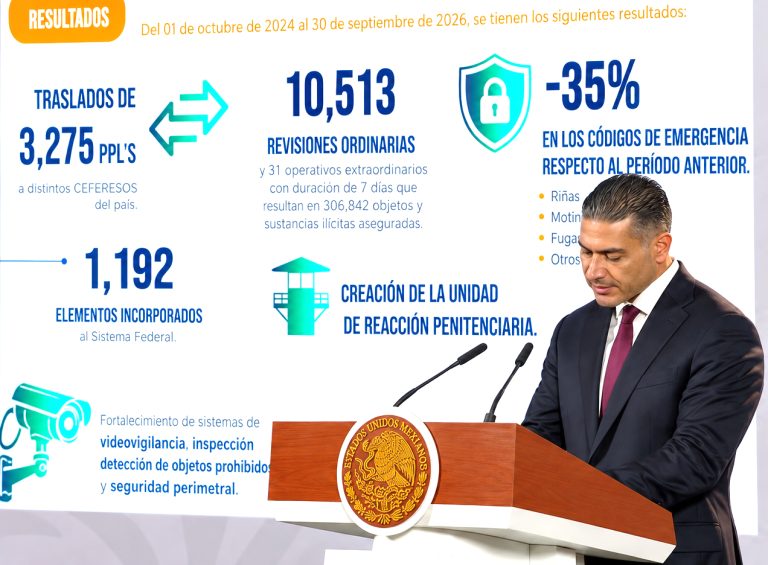 Gobierno Federal construirá seis nuevos penales para garantizar seguridad