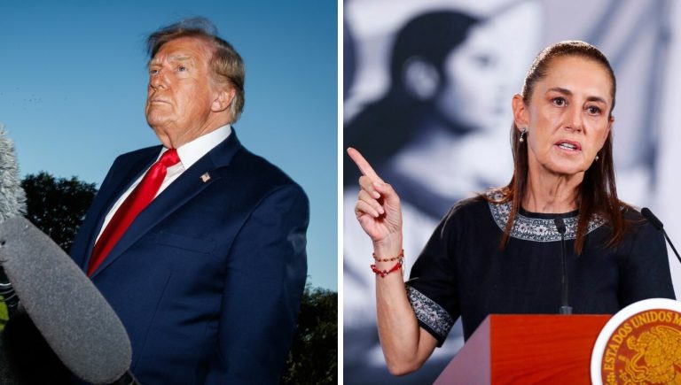 Cuestiona Trump a CSP de su paso de bailarina a presidenta de México