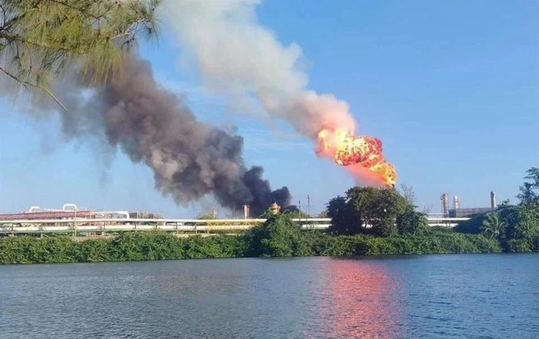 Reportan incendio en zona de Dos Bocas, de Villahermosa, Tabasco